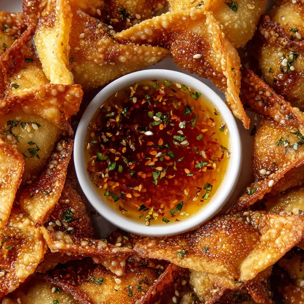 Crab Rangoons with Orange Sweet Chili Dipping Sauce Recipe