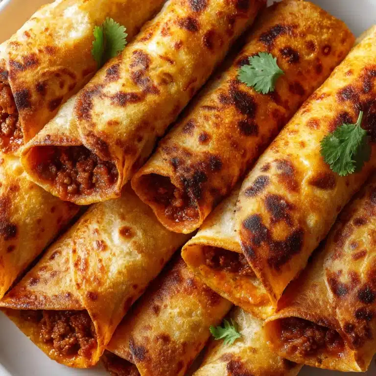 Spicy Beef Taquitos Recipe