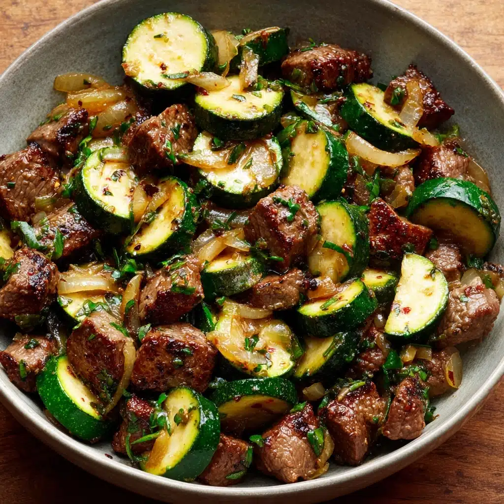 Beef & Zucchini Skillet Recipe - Recipe Image