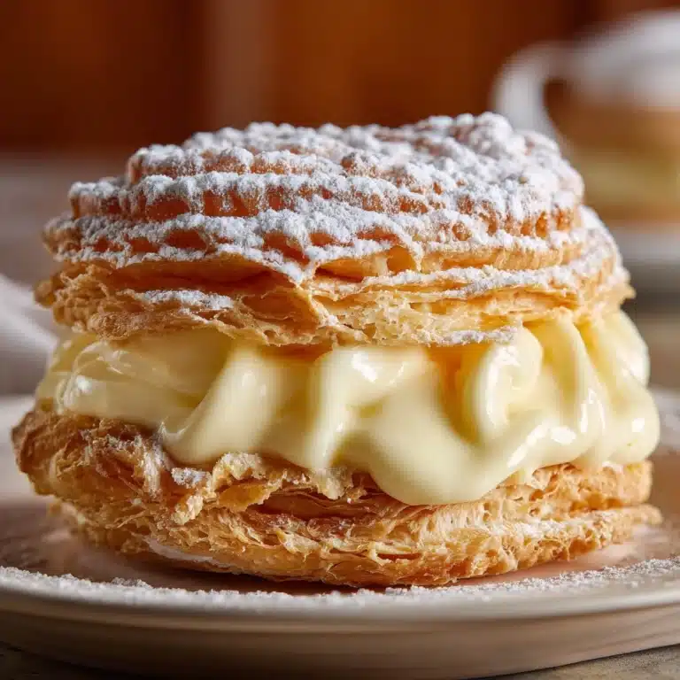 Cream Puffs with Luscious Vanilla Cream Filling Recipe