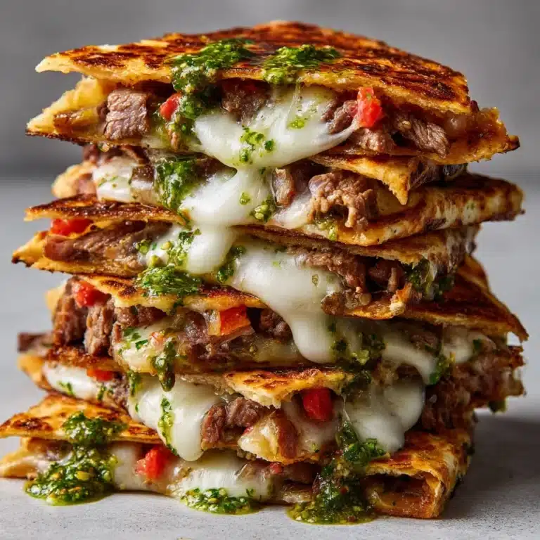 Chimichurri Steak Quesadillas Recipe