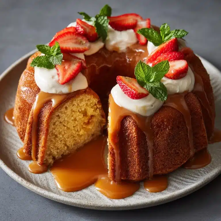 Salted Caramel Kentucky Butter Cake Recipe