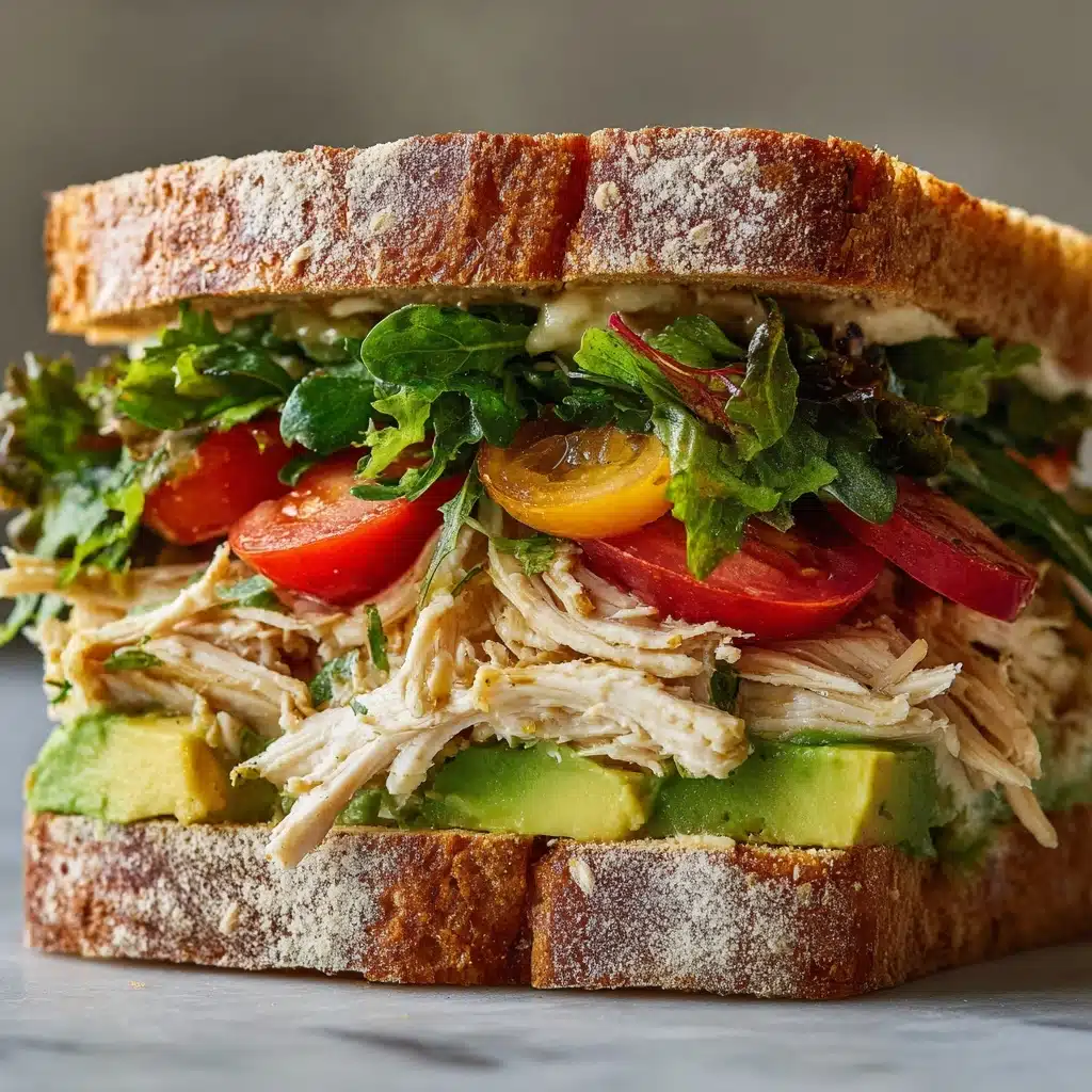 Honey Mustard Turkey Avocado Sandwich Recipe - Recipe Image