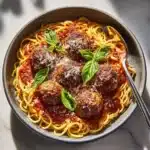 Italian-Style Meatballs in Tomato Sauce Recipe