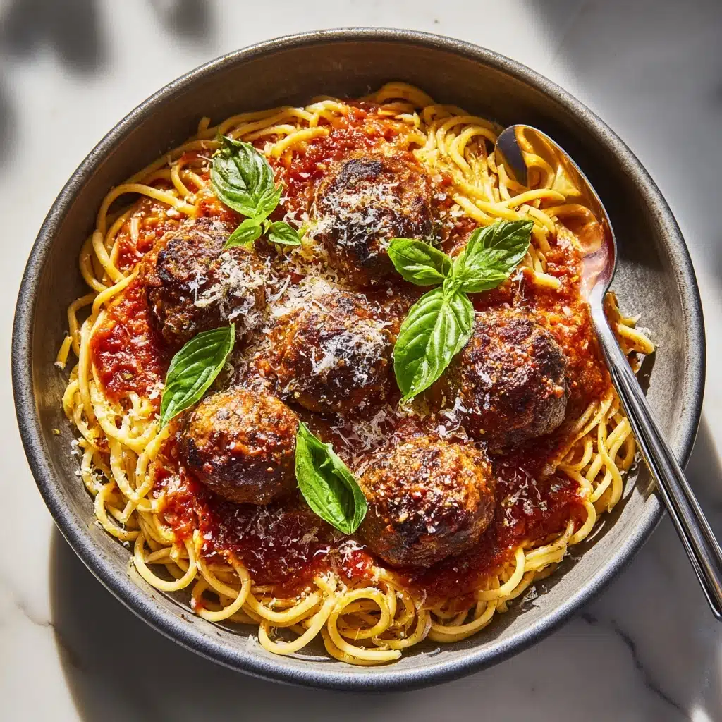 Italian-Style Meatballs in Tomato Sauce Recipe