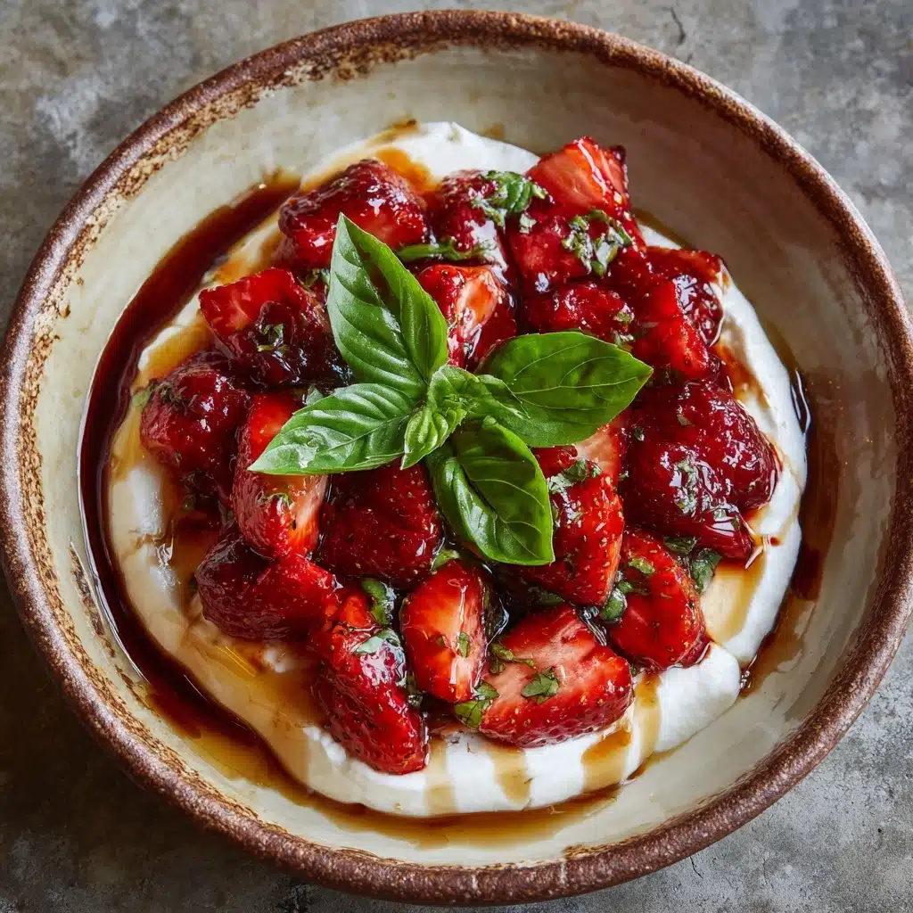 Balsamic Strawberry Caprese Recipe - Recipe Image