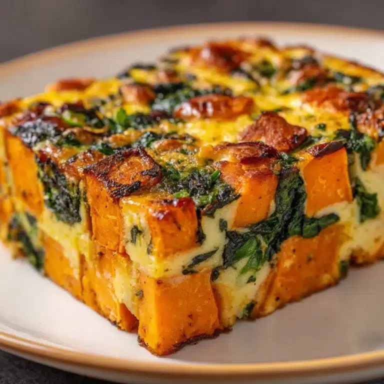 Sweet Potato & Spinach Bake Recipe