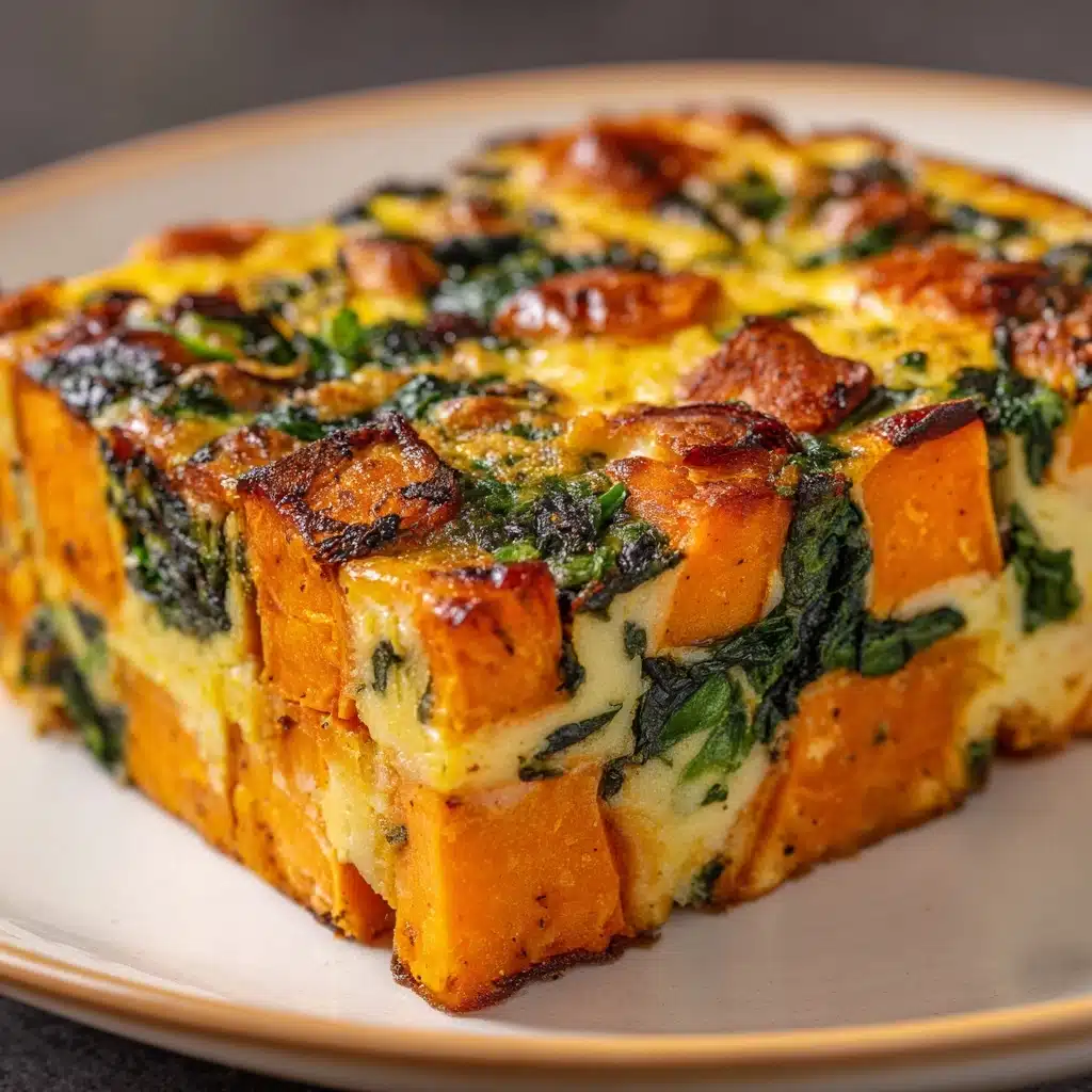 Sweet Potato & Spinach Bake Recipe