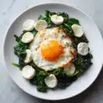Sautéed Greens with Fried Eggs Recipe