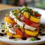 Peach Caprese Salad Recipe