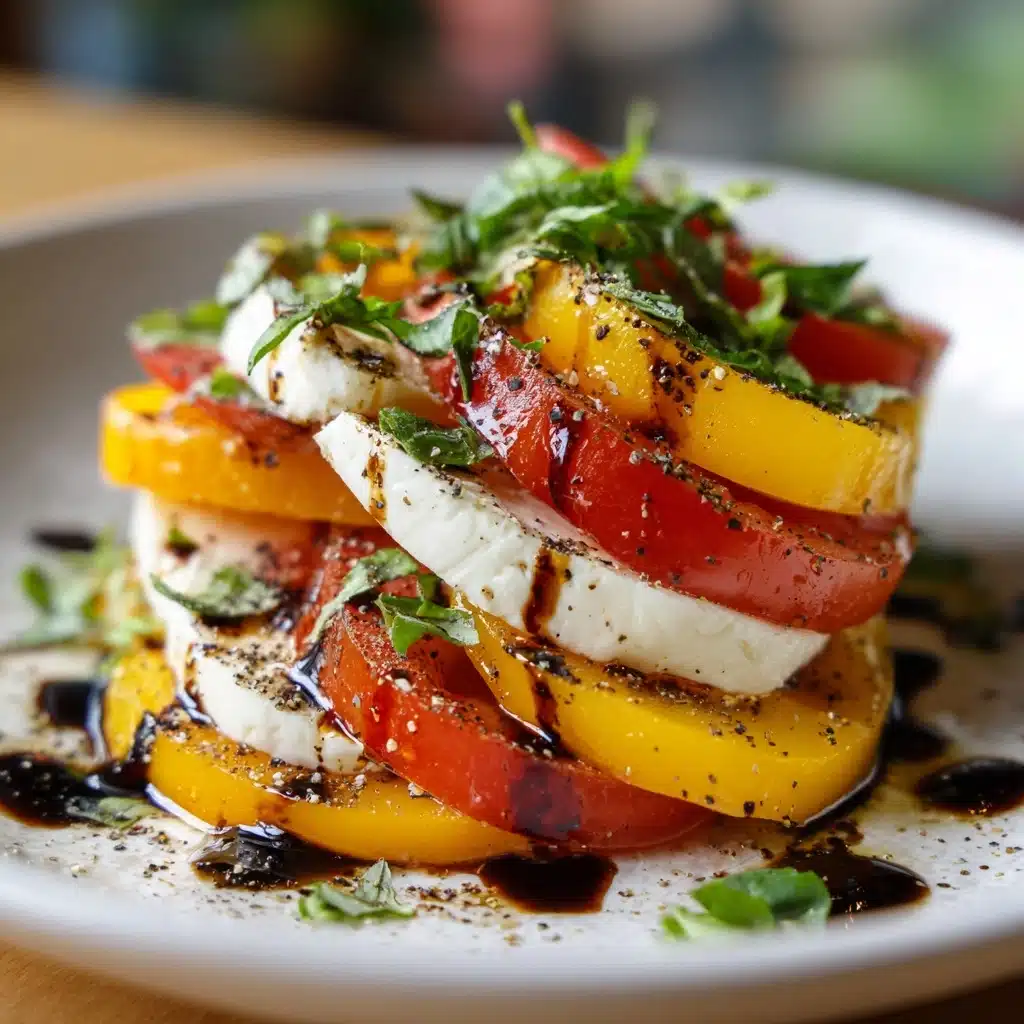 Peach Caprese Salad Recipe - Recipe Image