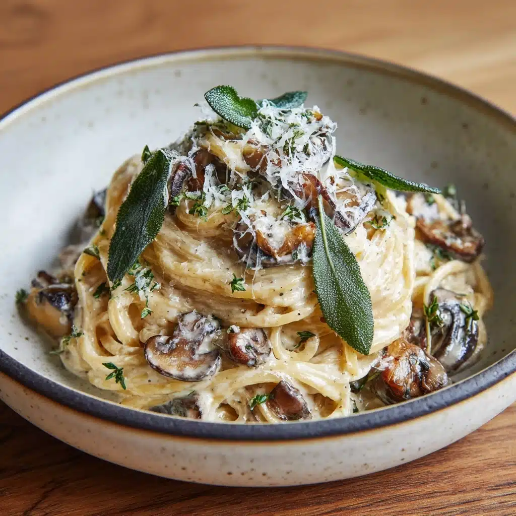 Creamy Mushroom Pasta Recipe