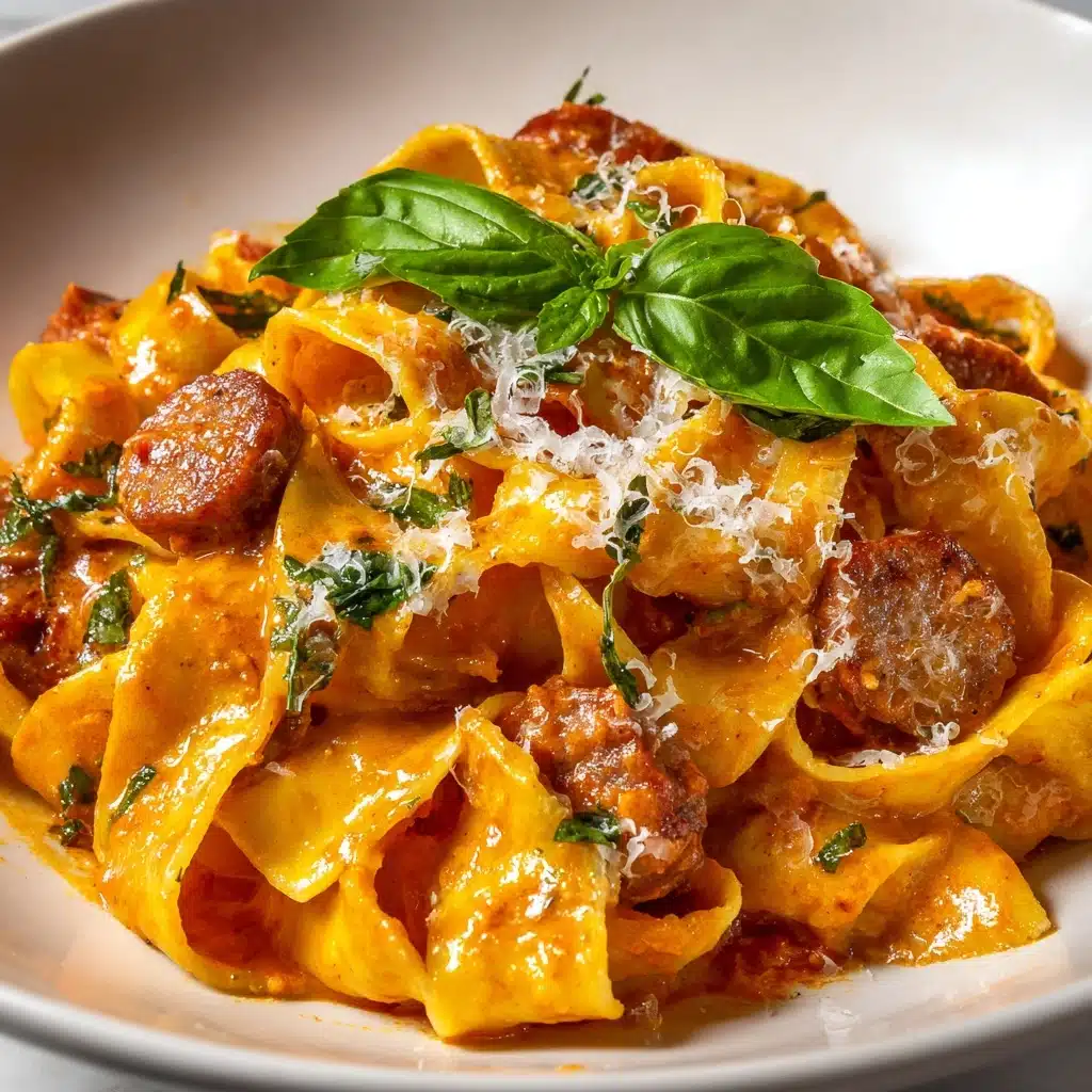 Sausage Nduja Pasta Recipe - Recipe Image