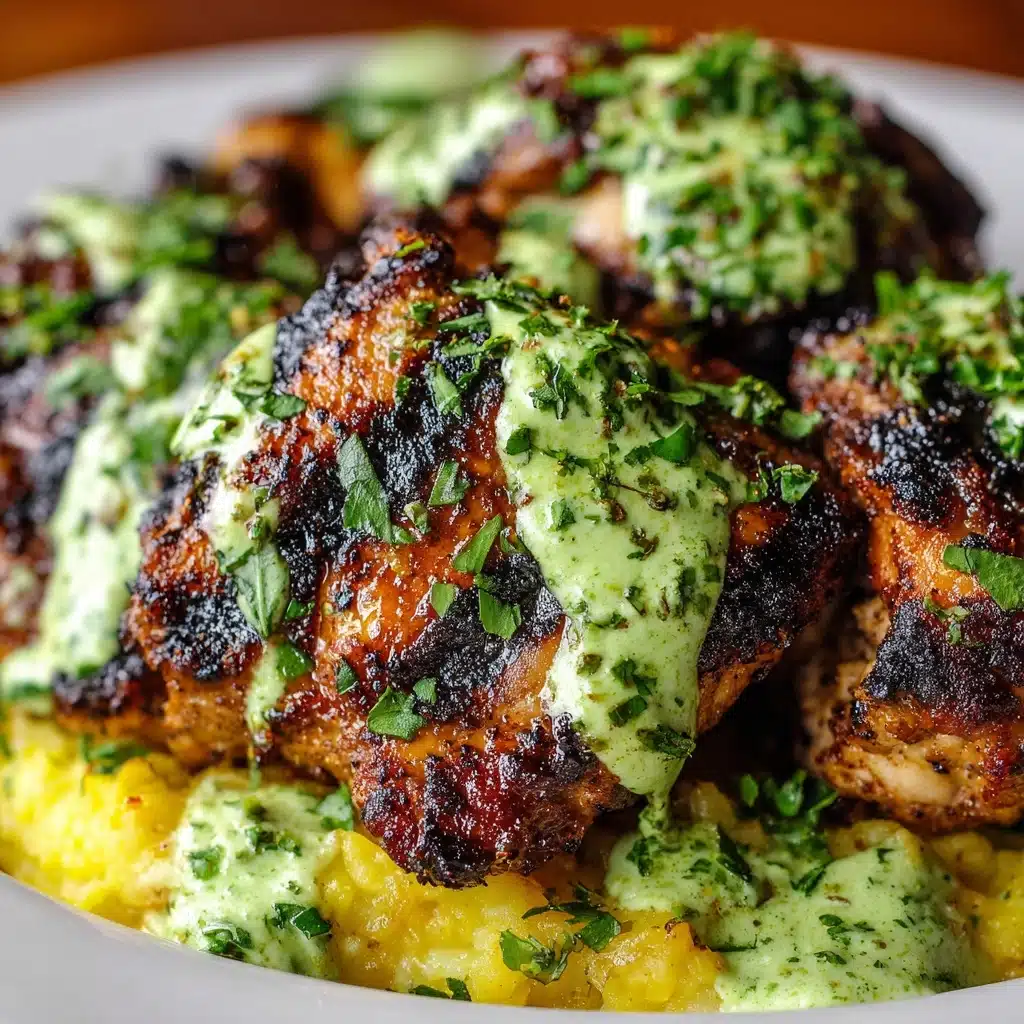 Peruvian Chicken with Green Sauce Recipe - Recipe Image