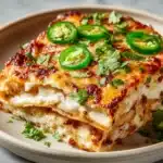 Jalapeño Popper Cheesy Chicken Enchiladas with Creamy Sauce Recipe