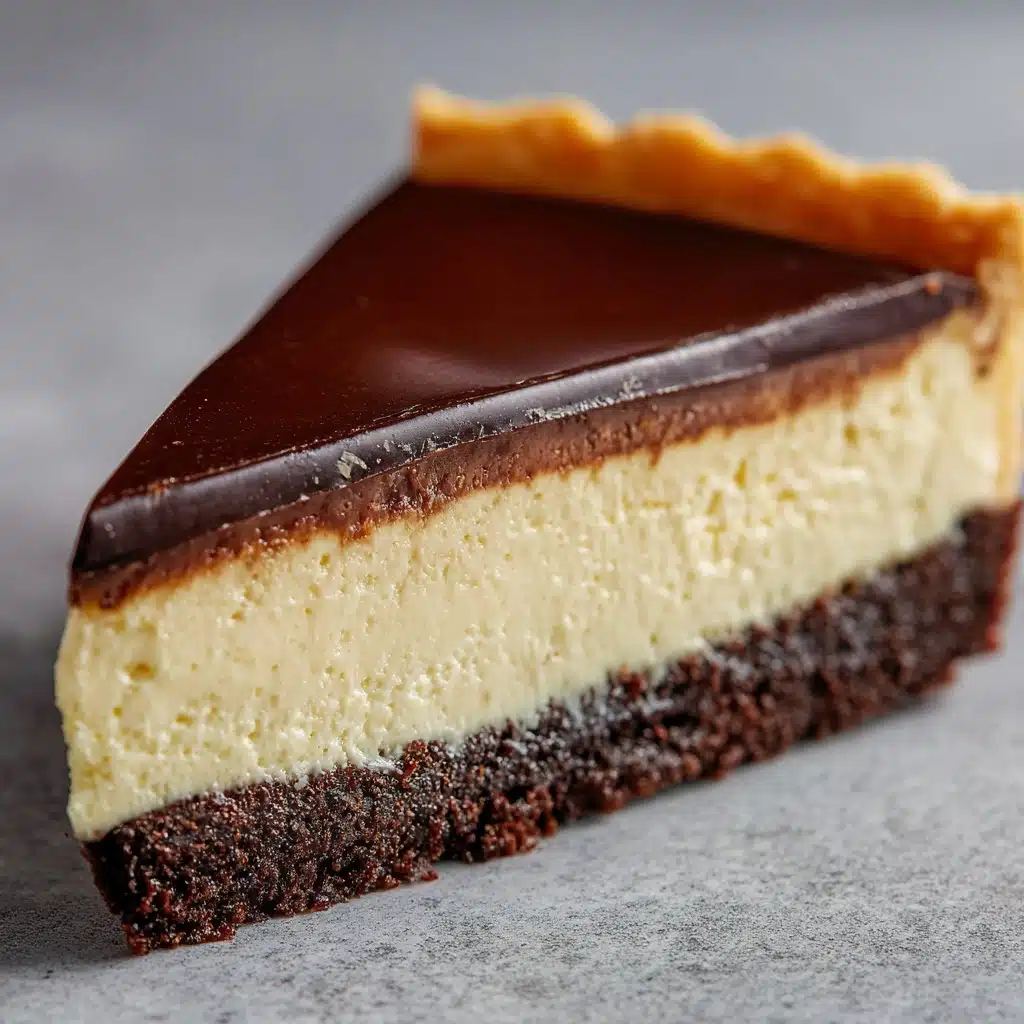 Boston Cream Pie Cheesecake Recipe - Recipe Image