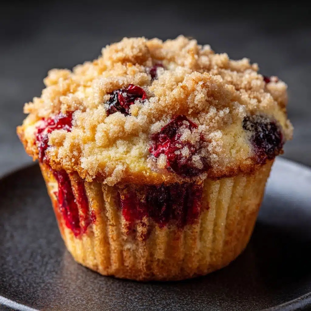 Cherry Cobbler Muffins Recipe