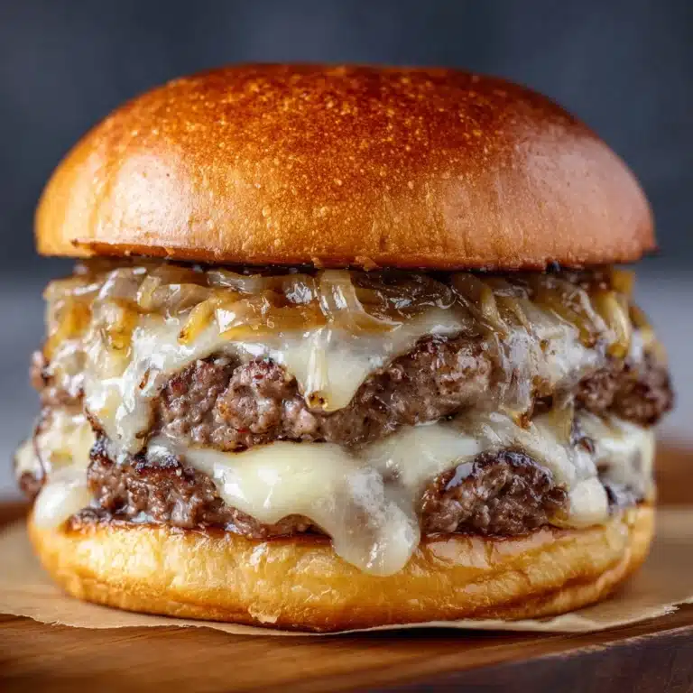Caramelized Onion and Cheese Steak Sandwich Recipe