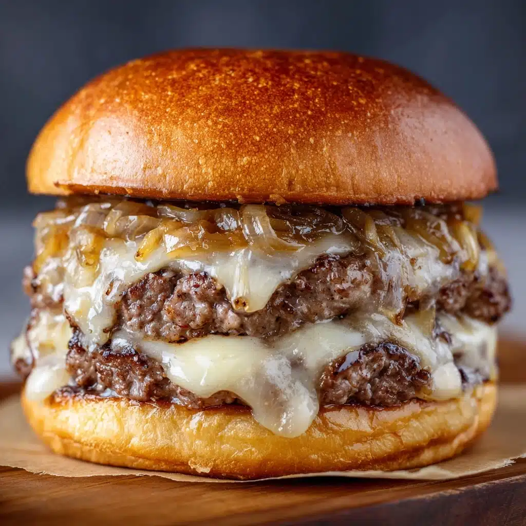 Caramelized Onion and Cheese Steak Sandwich Recipe