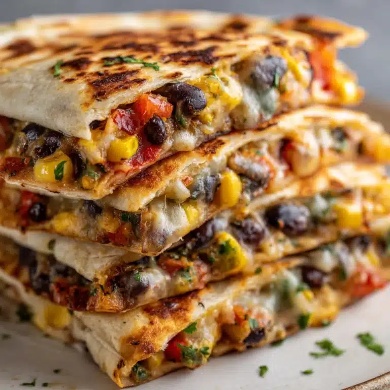 Black Bean Veggie Quesadilla Recipe