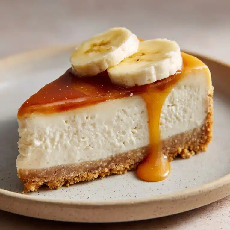 Banana Greek Yogurt Cheesecake Recipe