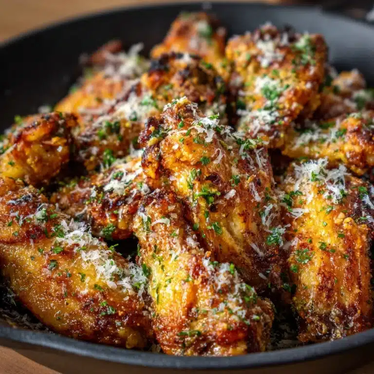 Garlic Parmesan Wings Recipe