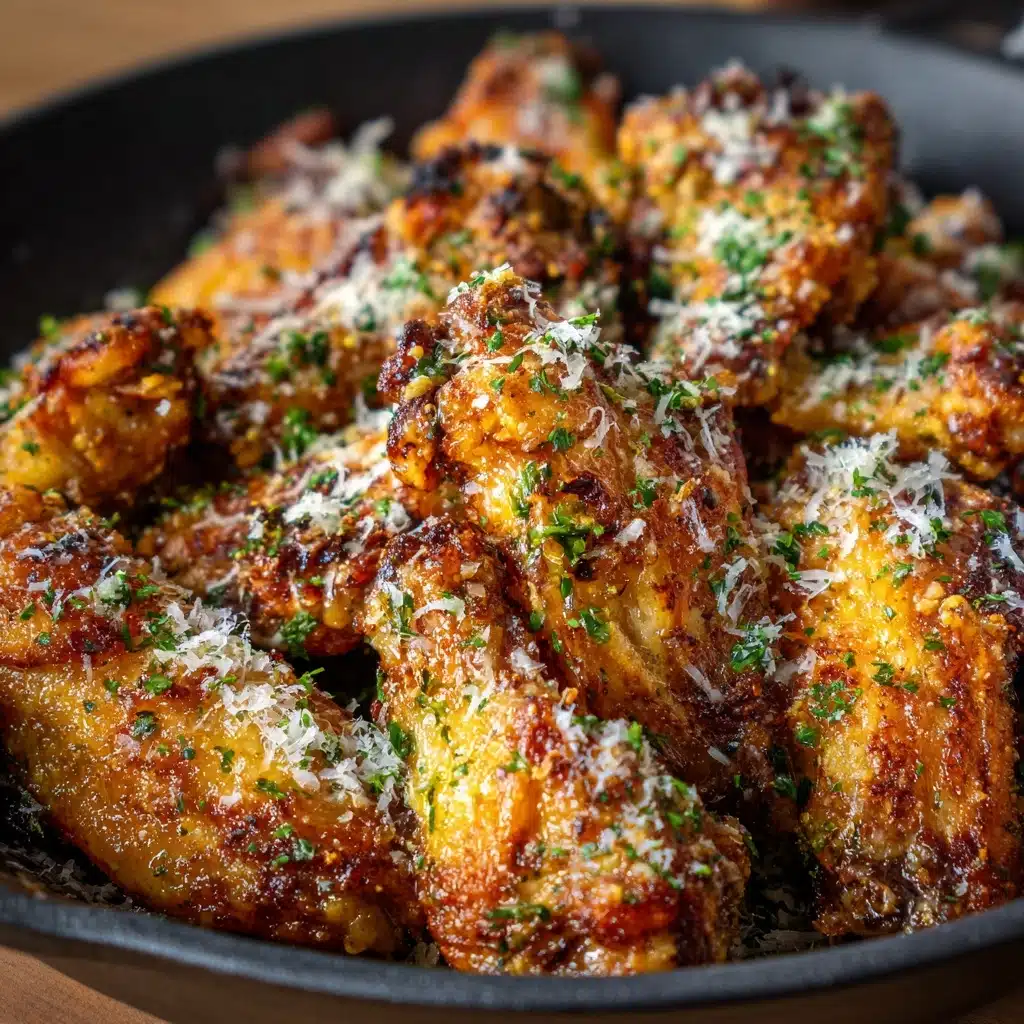 Garlic Parmesan Wings Recipe - Recipe Image