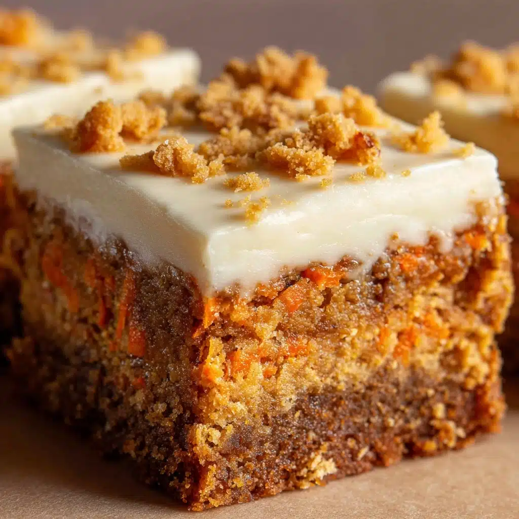 Cream Cheese Carrot Cake Bars Recipe