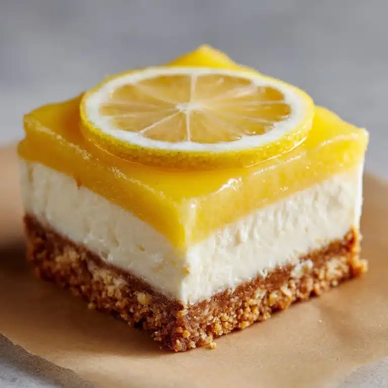 Lemon Cream Cheese Bars Recipe