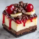 No-Bake Banana Split Cheesecake Recipe