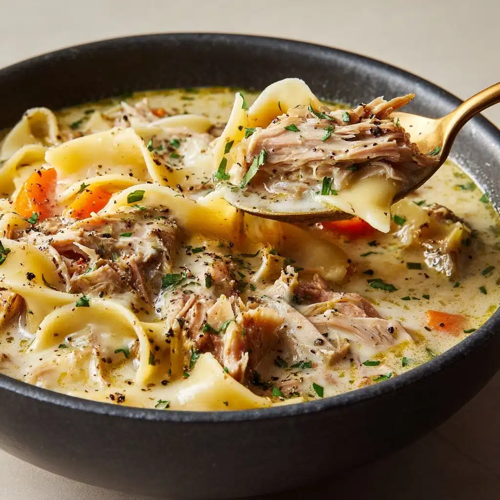 Creamy Chicken Alfredo Soup Recipe - Recipe Image