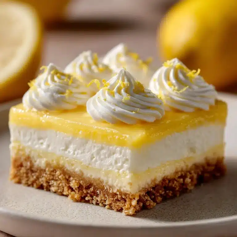 Lemon Cream Pie Bars Recipe