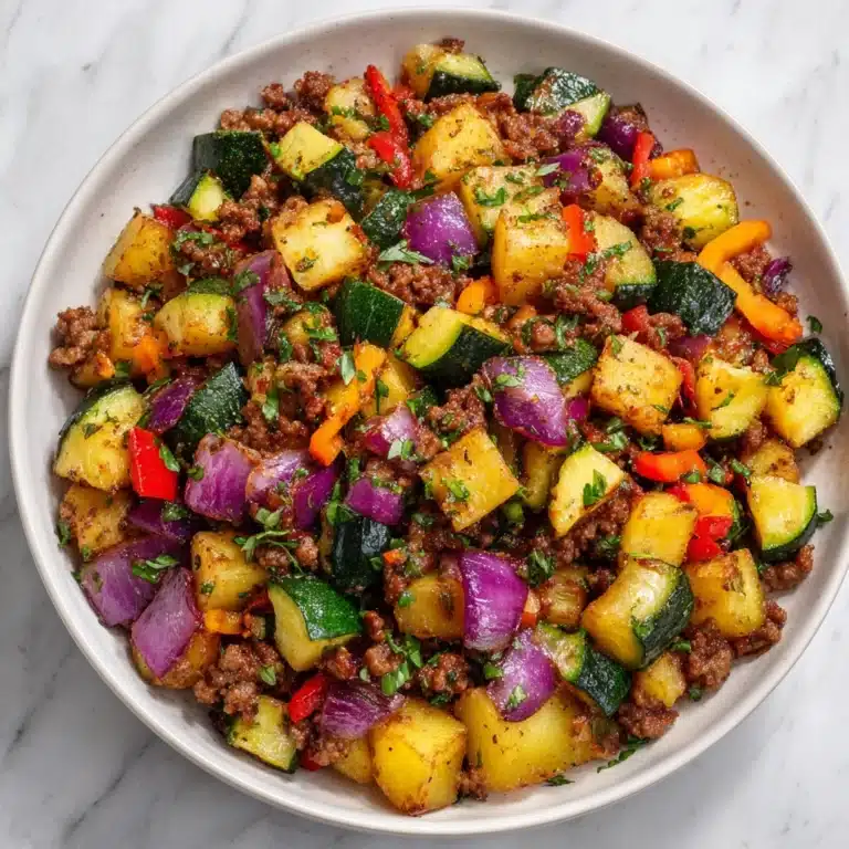 Mediterranean Ground Beef Stir-Fry Recipe