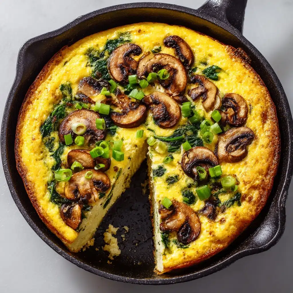 Mushroom and Spinach Frittata Recipe