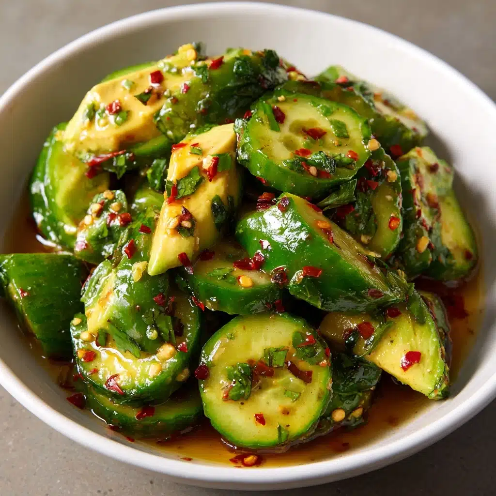 Easy Cucumber Avocado Salad That Everyone Will Love! Recipe