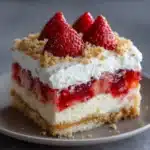 Simple No Bake Strawberry Cheesecake Lasagna Recipe