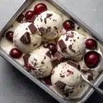 No-Churn Chocolate Cherry Ice Cream Recipe
