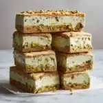 Pistachio Blondie Ice Cream Sandwiches Recipe