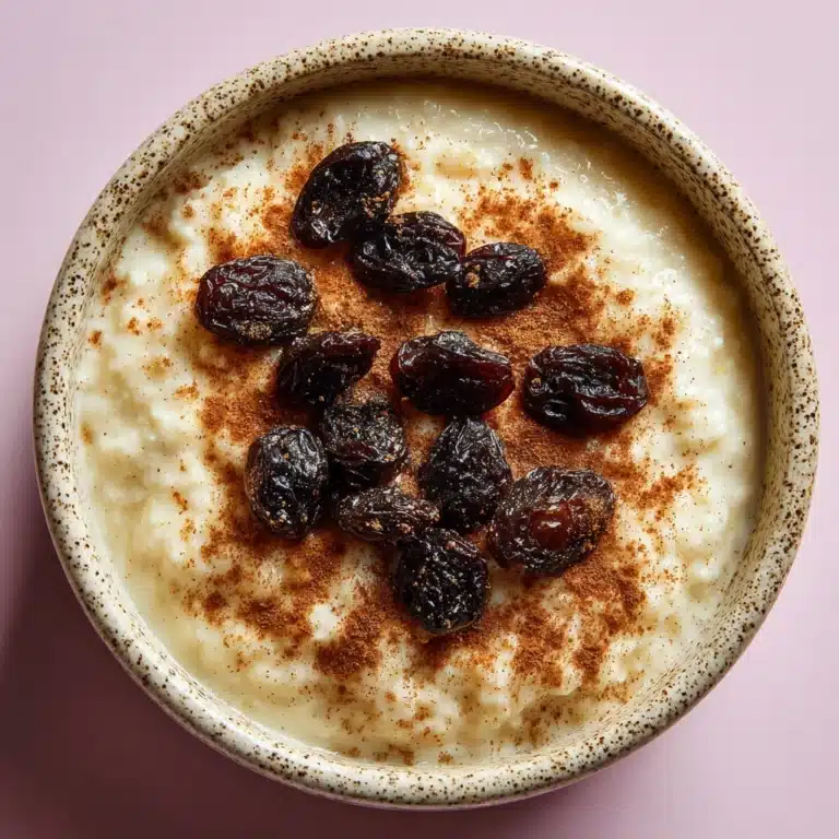 Creamy Rice Pudding Recipe