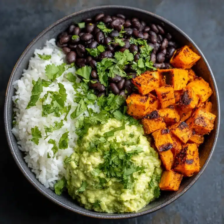 Vegan Burrito Bowls with Black Beans Recipe