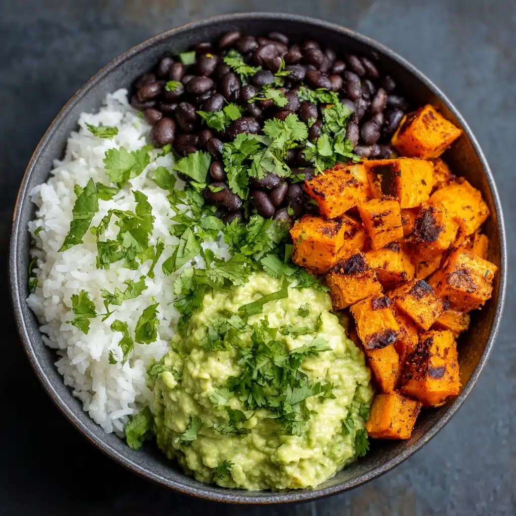 Vegan Burrito Bowls with Black Beans Recipe - Recipe Image