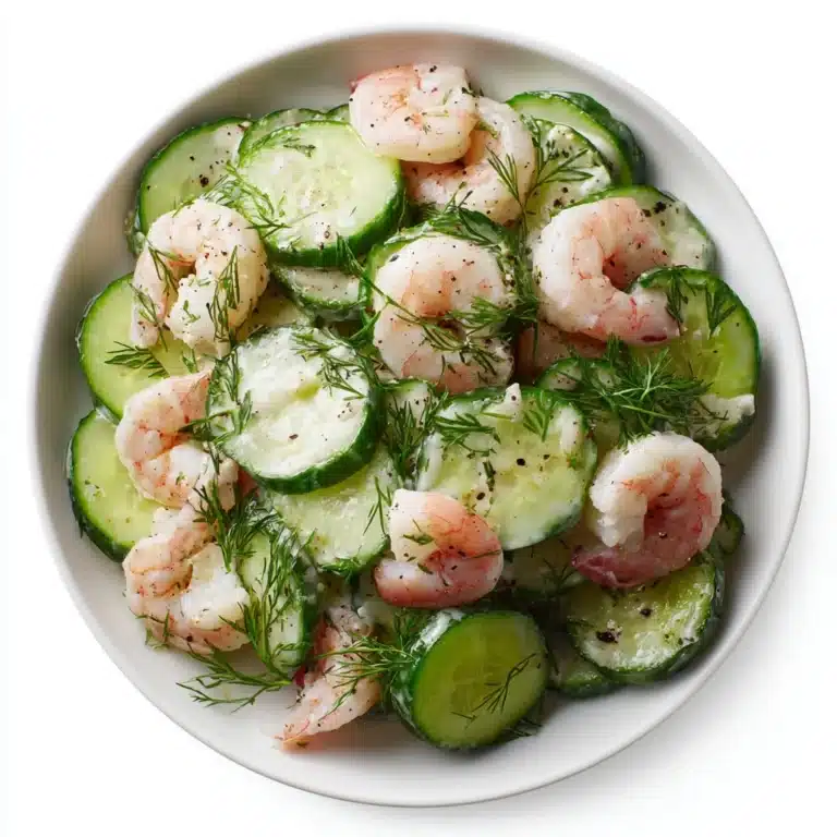 Creamy Cucumber Shrimp Salad Recipe