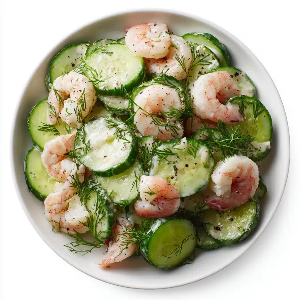 Creamy Cucumber Shrimp Salad Recipe - Recipe Image