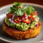 Spicy Smashed Avocado Hash Brown Toasts Recipe