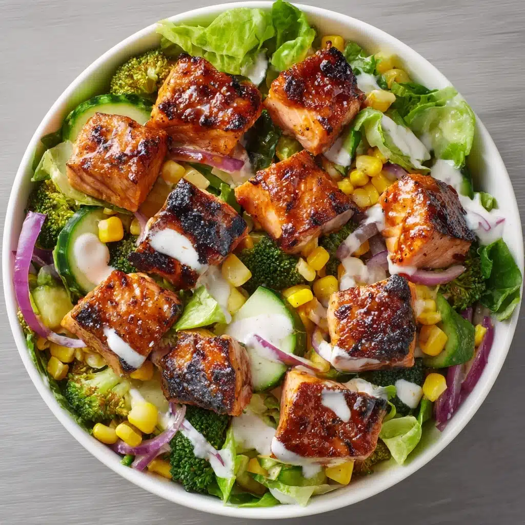 BBQ Chicken Skewer Salad: An Incredible Ultimate Meal Recipe - Recipe Image