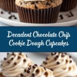 Chocolate Chip Cookie Dough Cupcakes Recipe