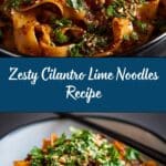 Cilantro Lime Noodles Recipe