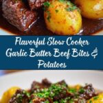 Slow Cooker Garlic Butter Beef Bites & Potatoes Recipe