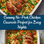 No-Peek Chicken Casserole with Creamy Rice and Vegetables Recipe