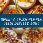 Sweet and Spicy Pepper Jelly Deviled Eggs Recipe